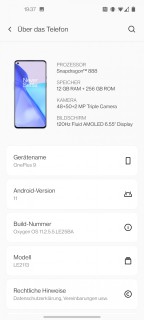 oneplus 9 software